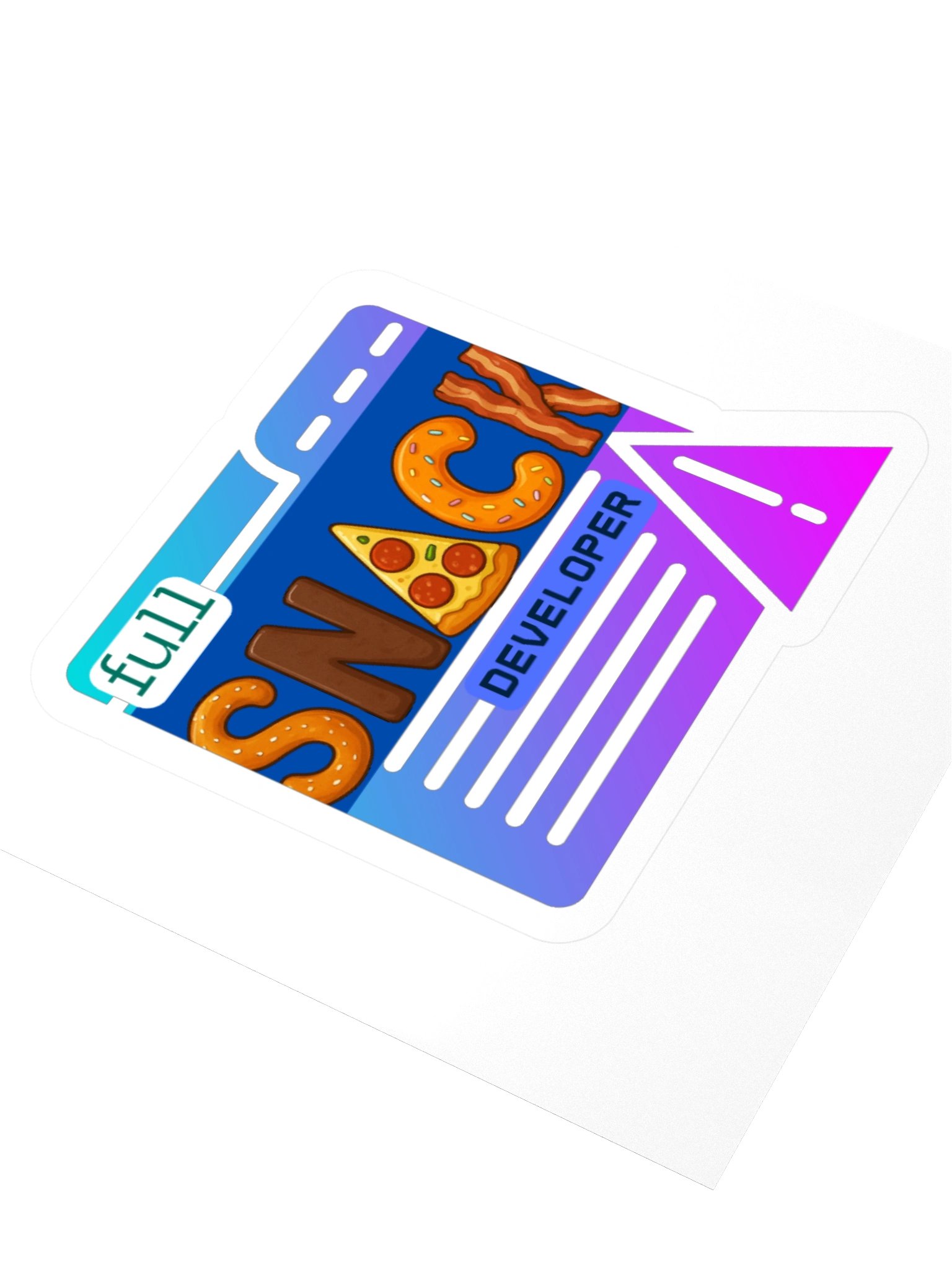 Full Snack Developer Sticker (Coding) product image (5)