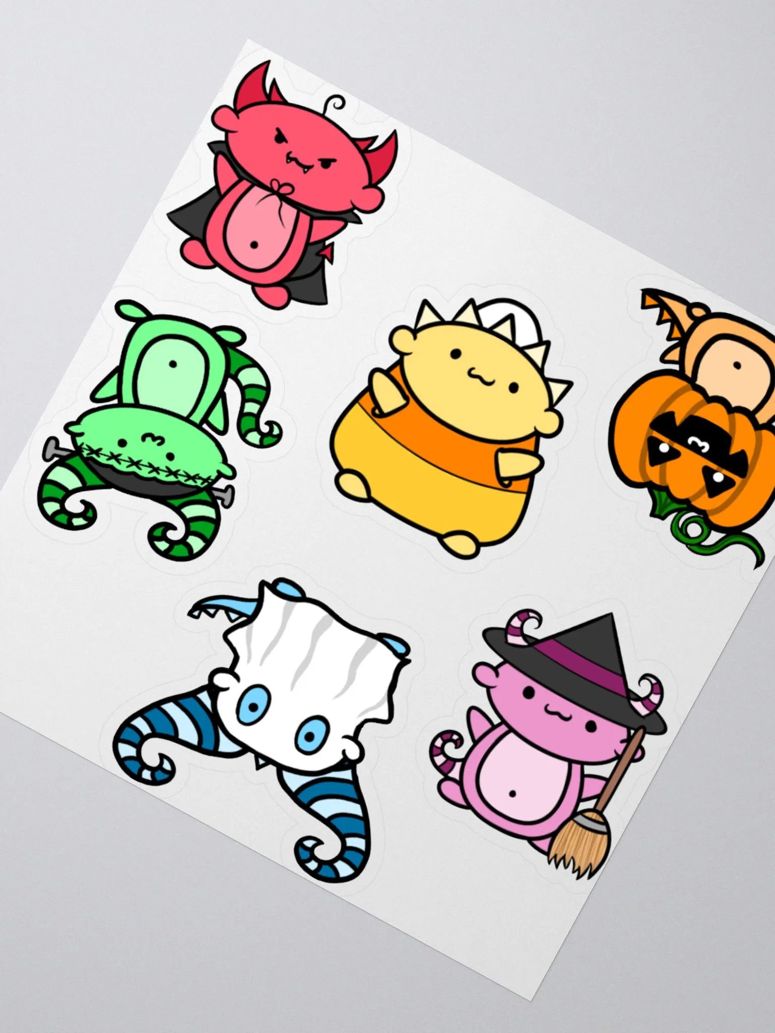 Halloween Monster Sticker Sheet product image (2)