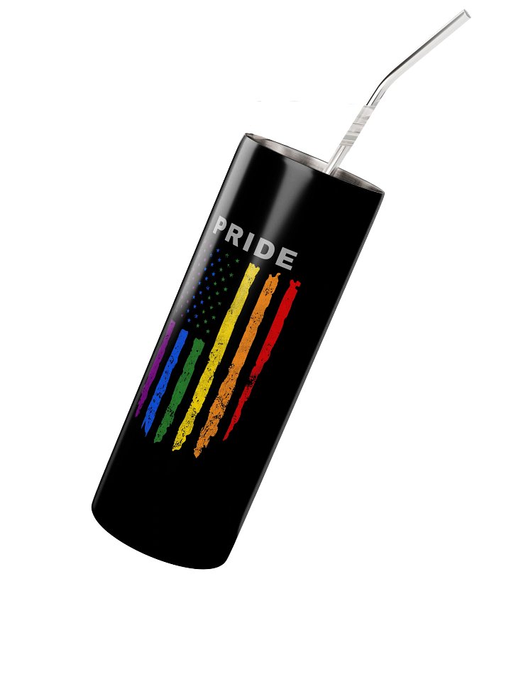 Pride USA Flag in Gay Pride Colors Tumbler product image (2)