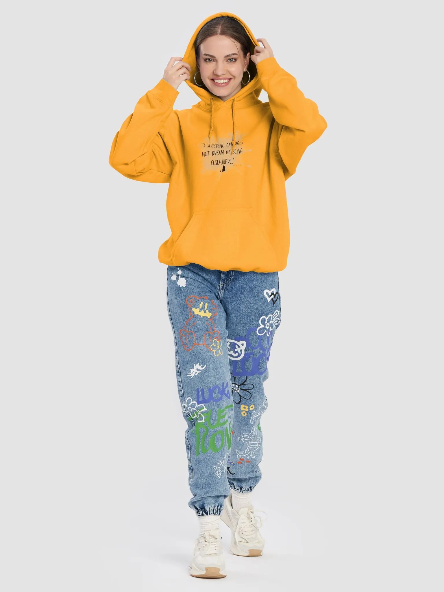 Vaikauri Cat Wisdom Hoodie product image (26)