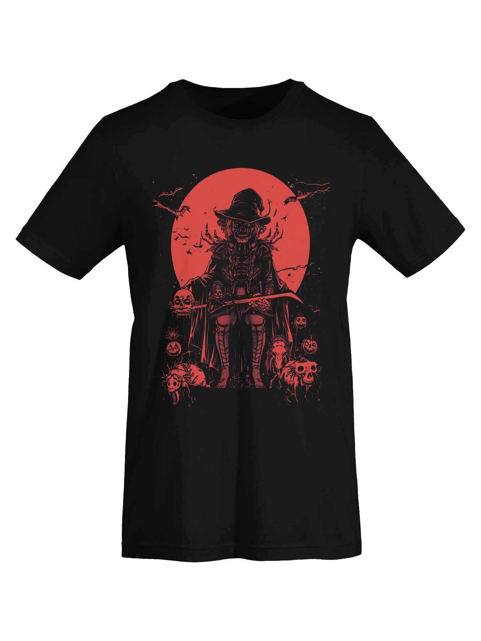Gothic Moon Reaper Halloween Lightweight T-Shirt product image (4)