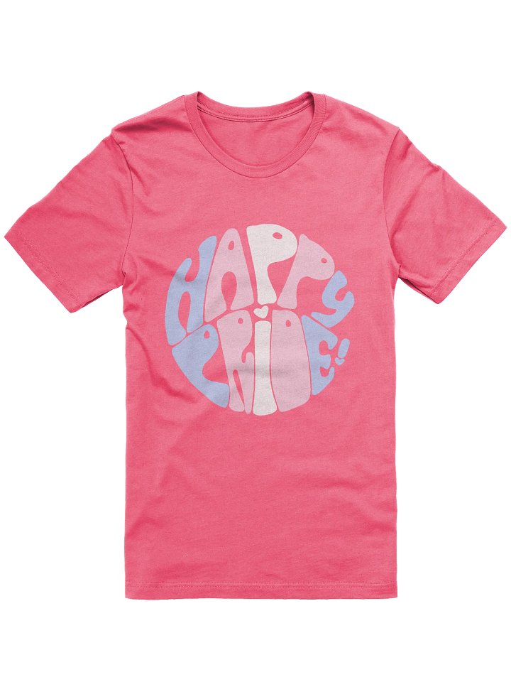 Transgender Happy Pride big print tee product image (1)