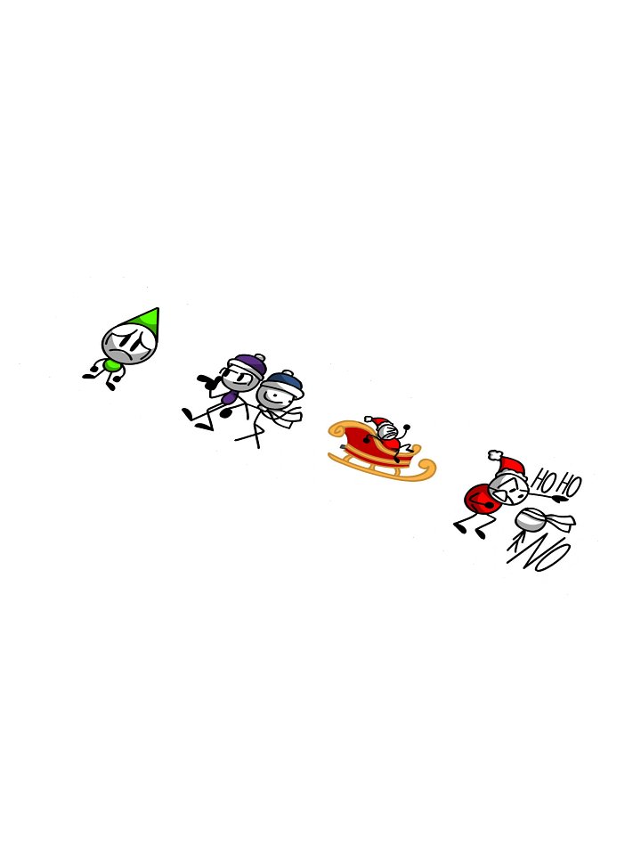 Kiss-Cut "A Verzee Christmas" Sticker Sheet product image (1)