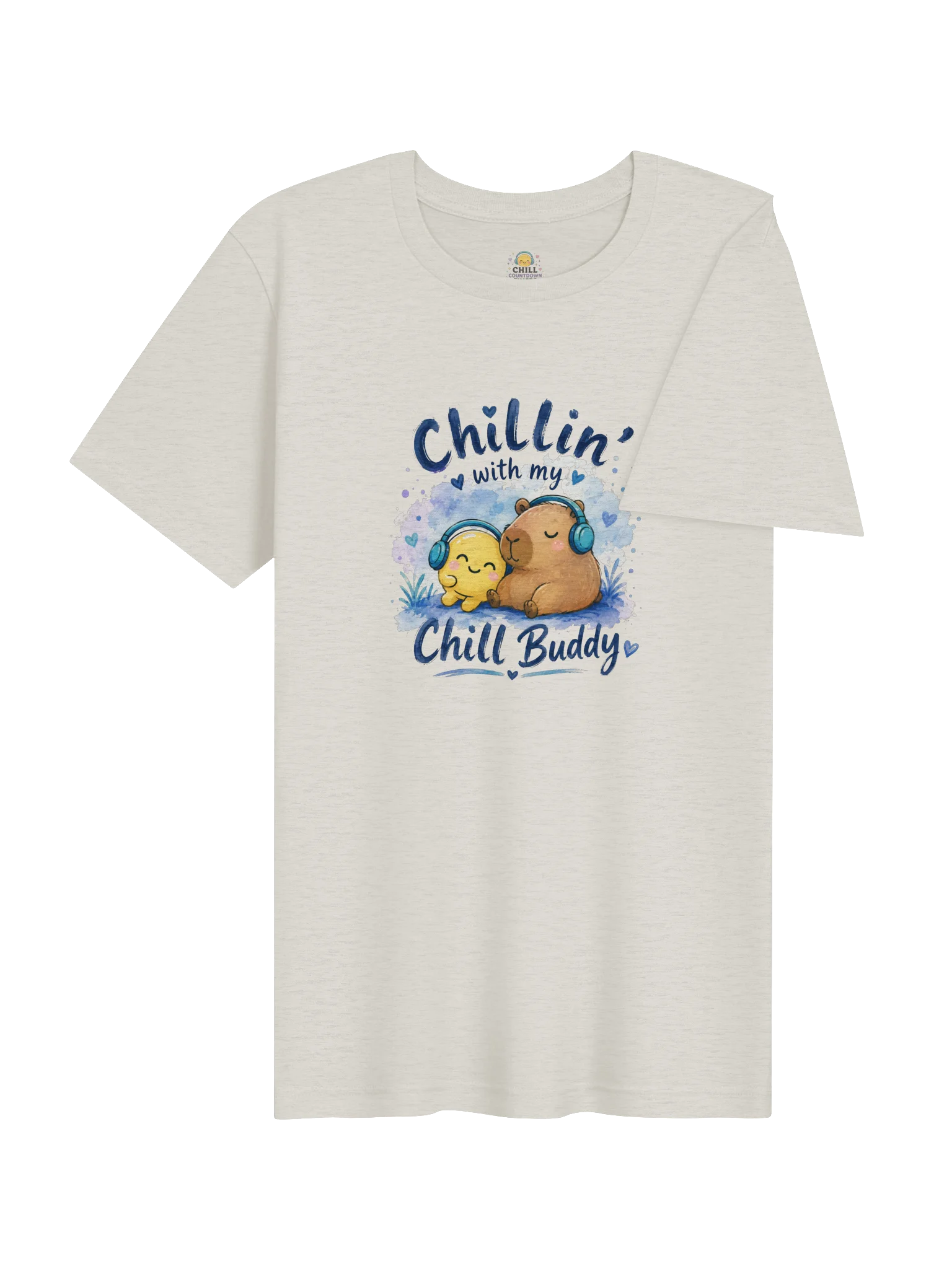 Chillin’ With My Chill Buddy T-Shirt | Smilo & Capybara product image (16)
