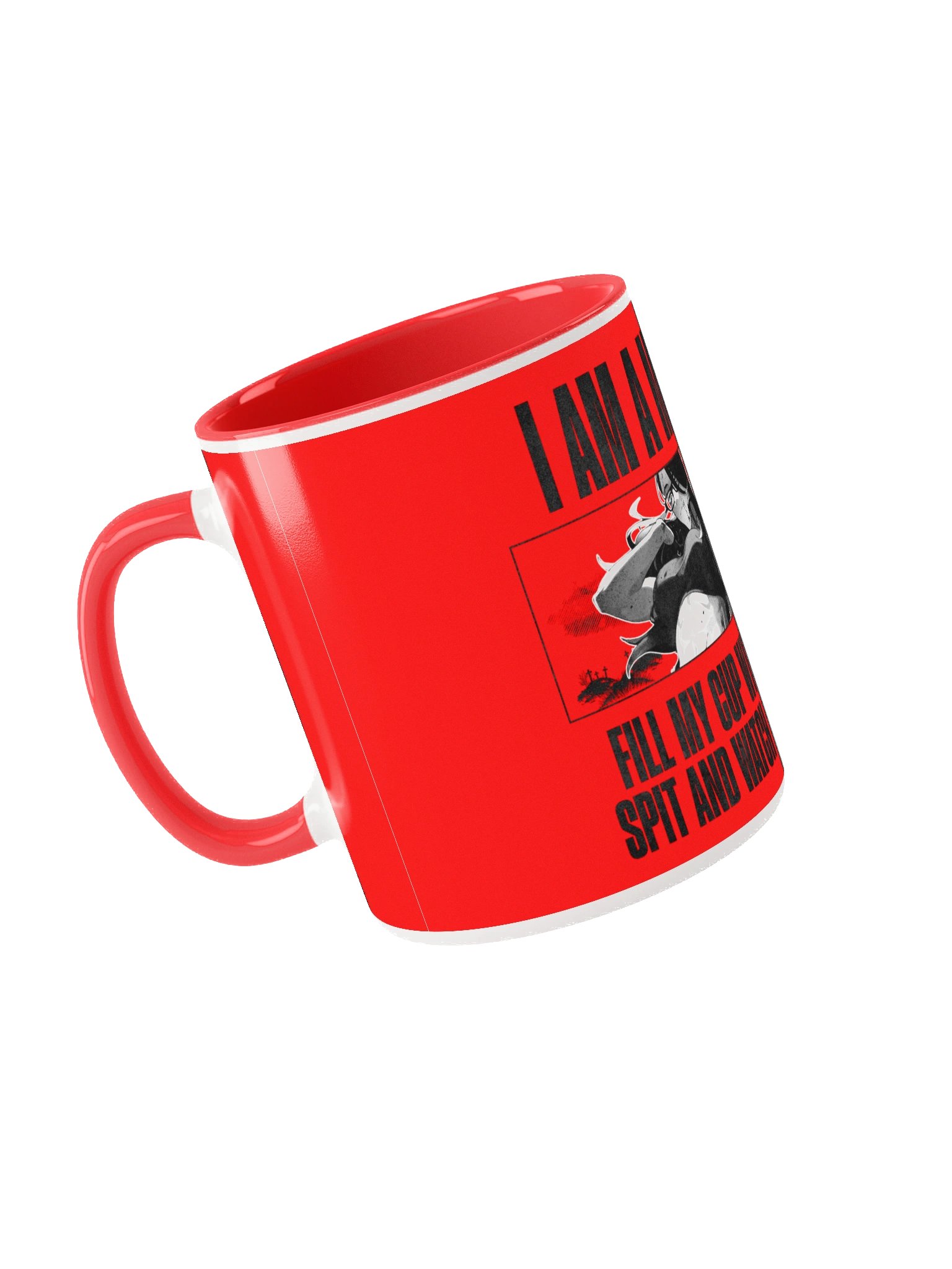 I Am a Mutt Ceramic Mug (RED) product image (11)