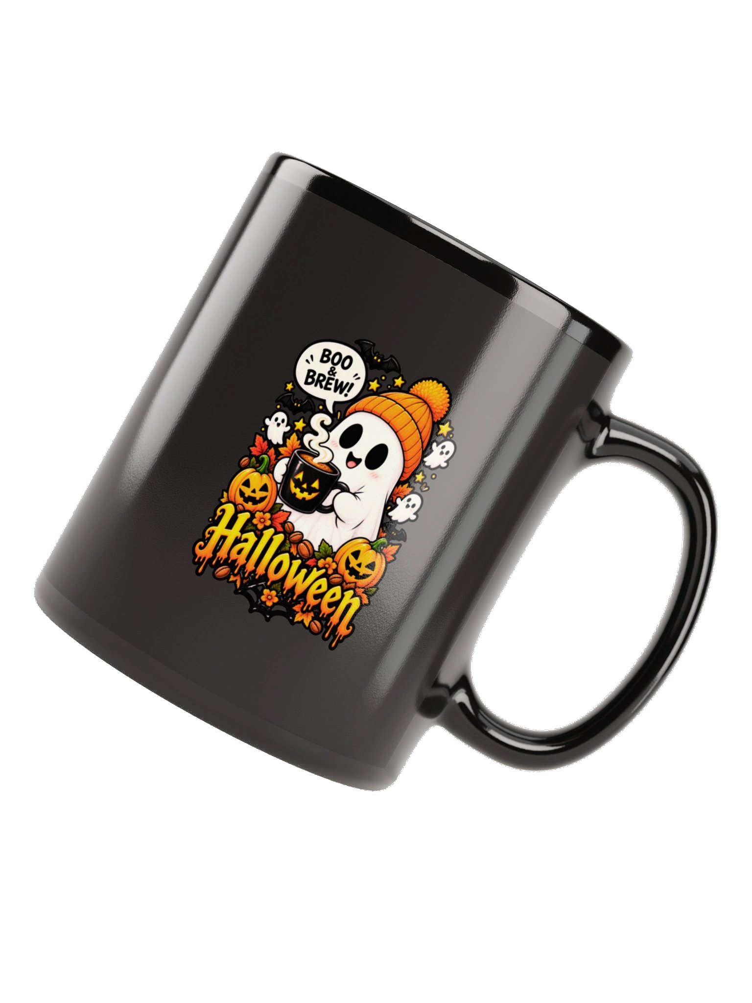 Cute Ghost Halloween Coffee Mug – Boo & Brew product image (11)