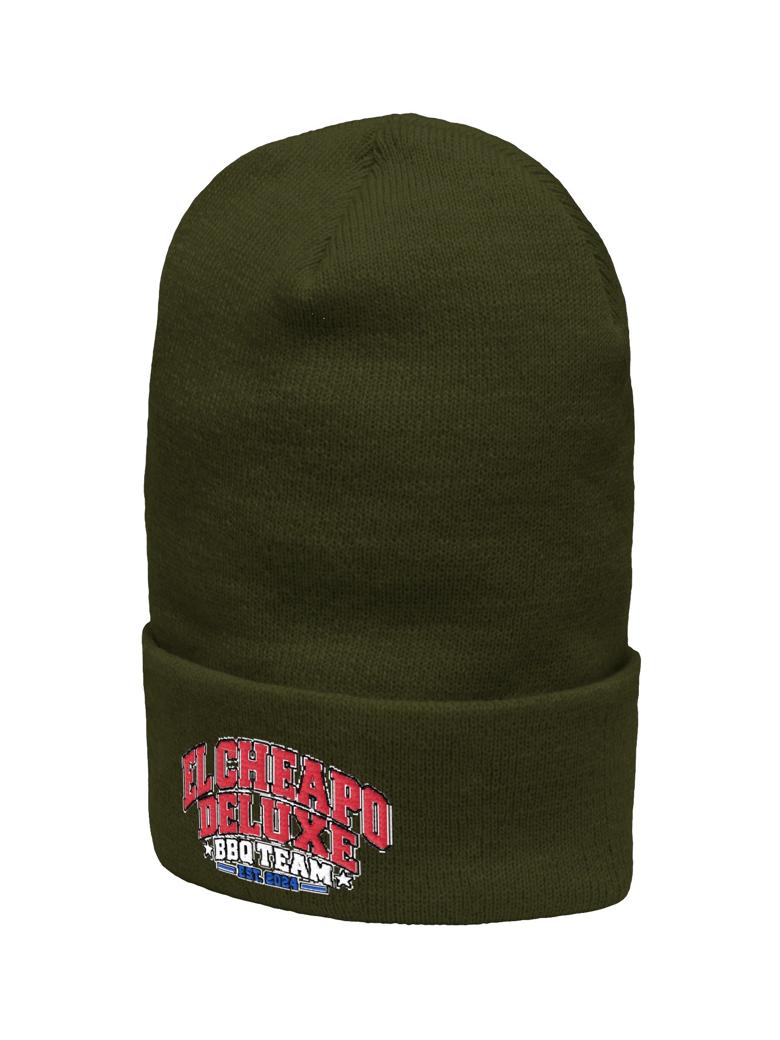 El Cheapo Deluxe BBQ Team - Cuffed Logo Beanie product image (32)