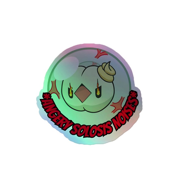 ANGERY SOLOSIS NOISES Holographic Sticker product image (2)