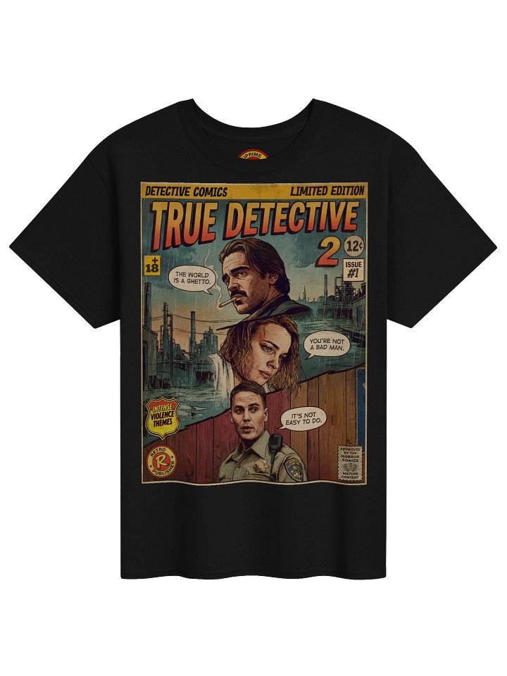 True Detective 2 Comic Art T-Shirt product image (1)