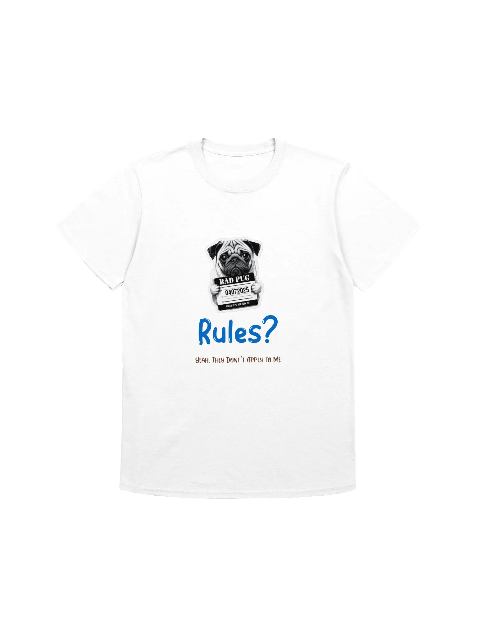 Bad Pug Mugshot Tee product image (2)
