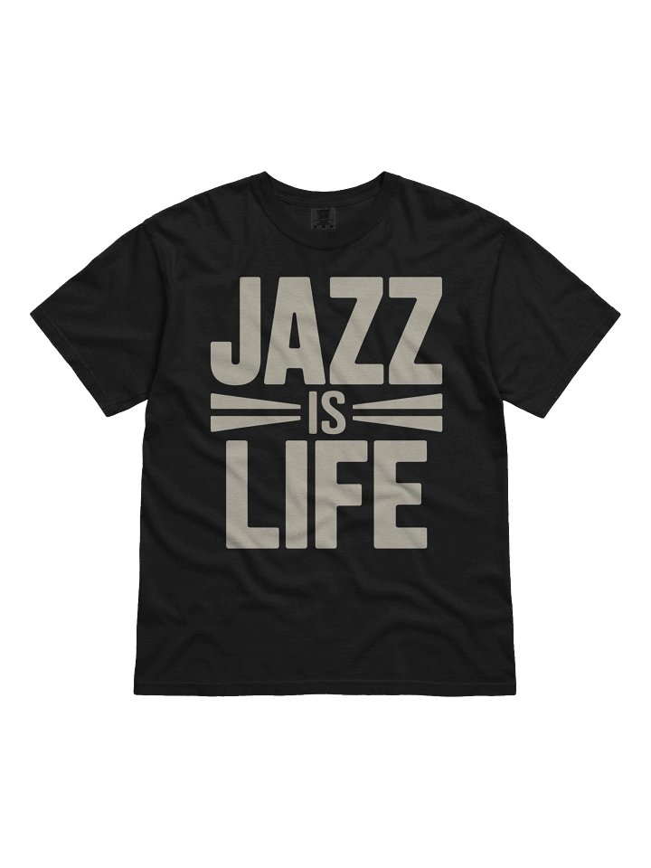 Jazz Is Life – Minimalist T-Shirt product image (1)