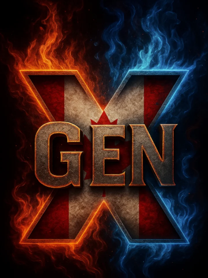 Canadian Flag GenX with Flames product image (1)