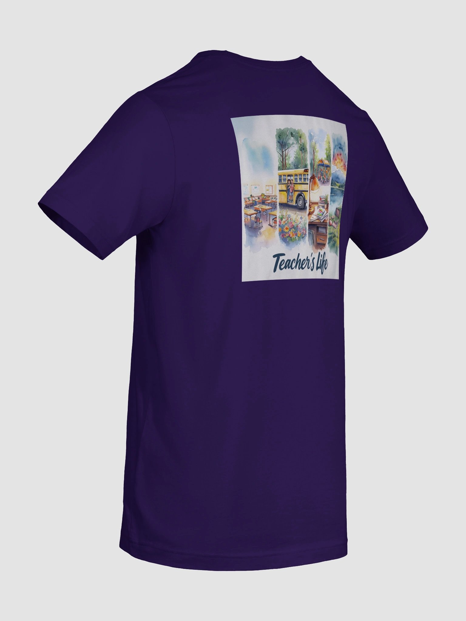 Teacher's Life Apple Pocket Tee product image (10)