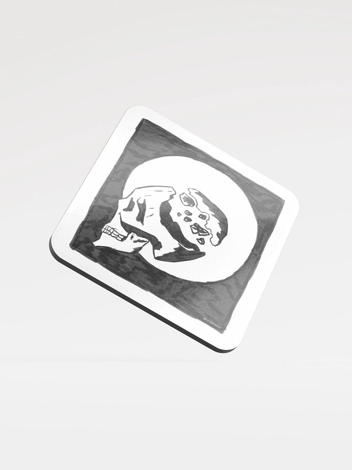 Mindless - Glossed Cork Coaster product image (1)