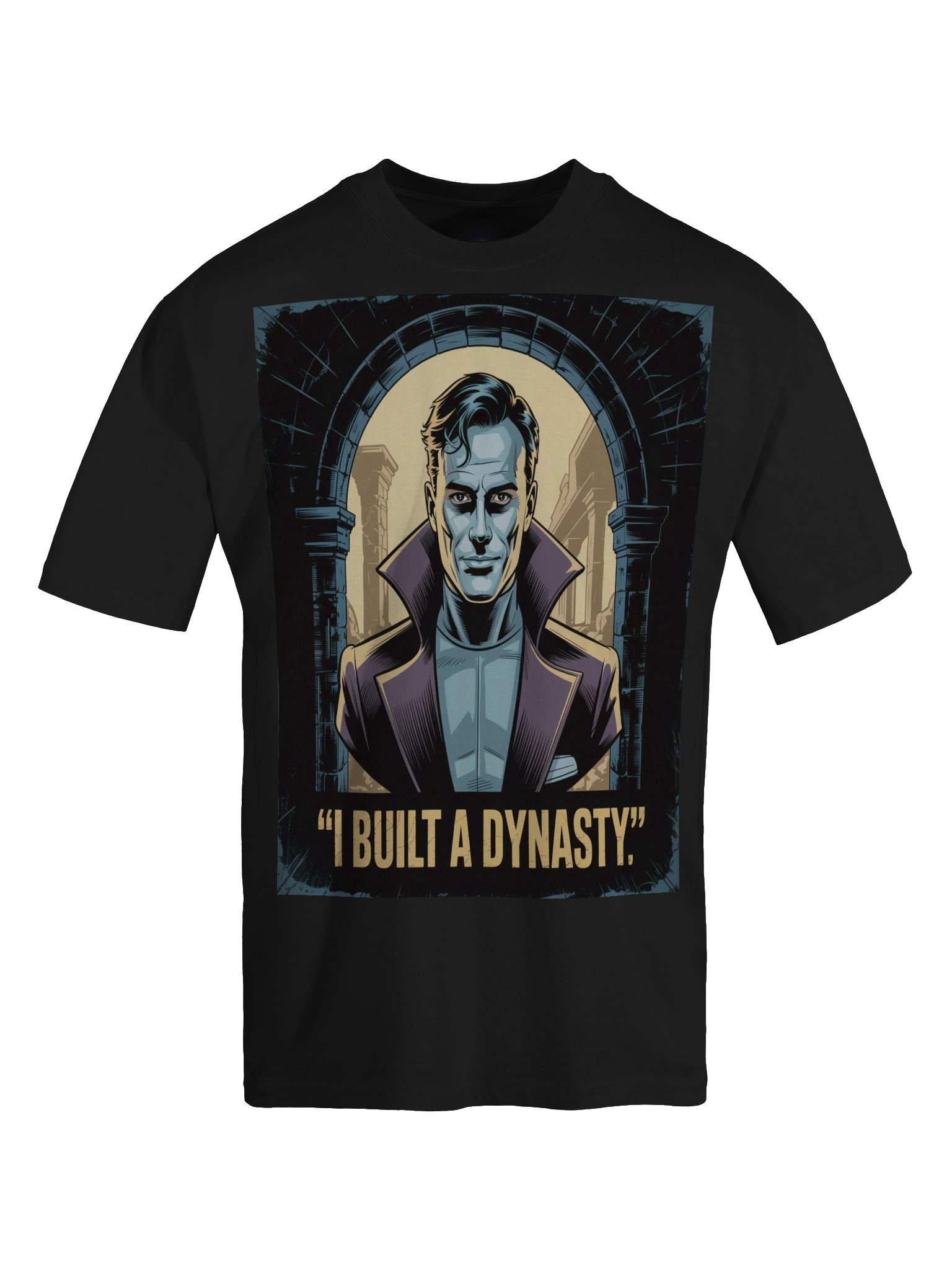 I Built a Dynasty: Ozymandias Inspired Oversized Faded T-Shirt product image (1)