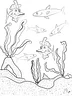 TSStechAngel's World - Fish School Coloring Page