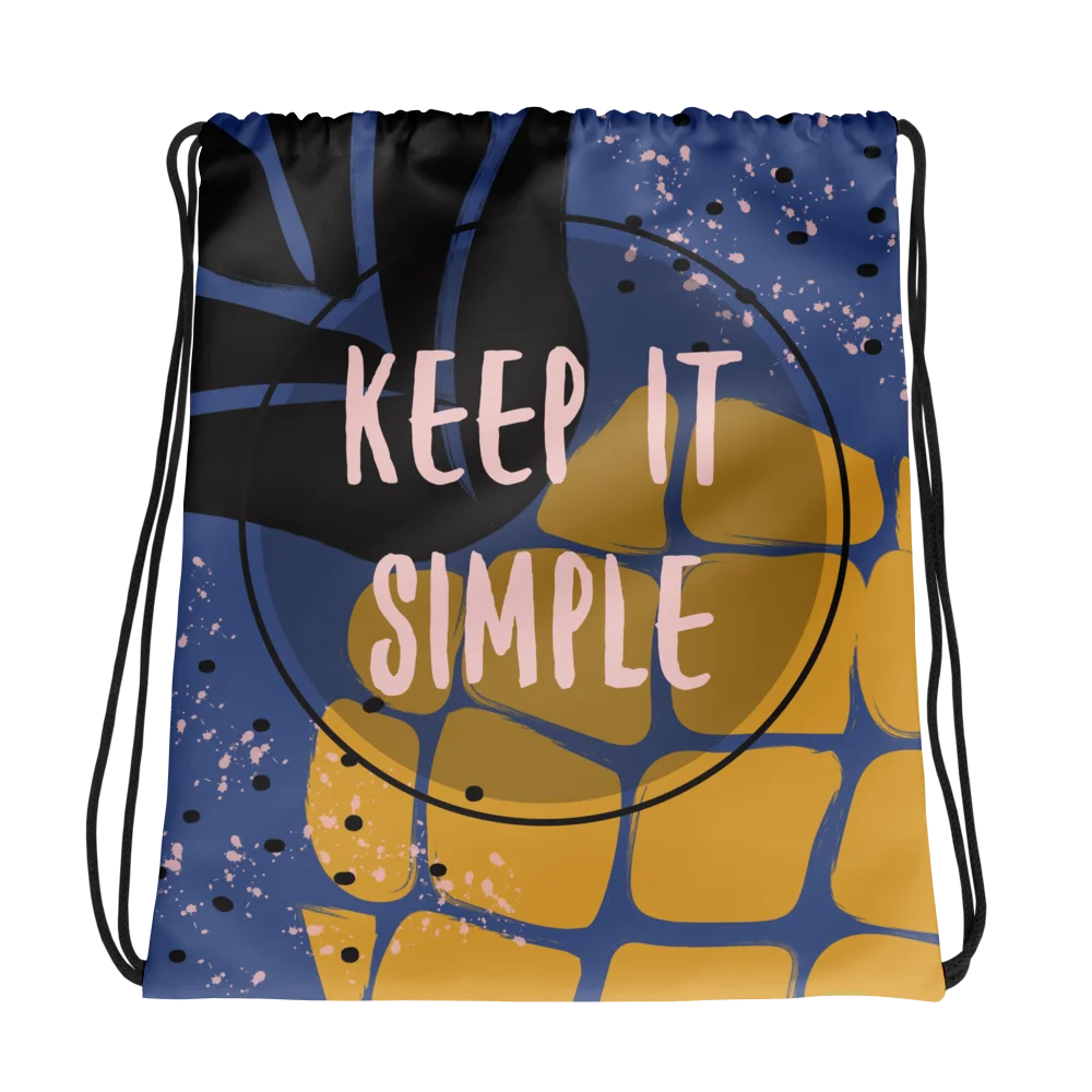 Keep It Simple Drawstring Bag product image (1)