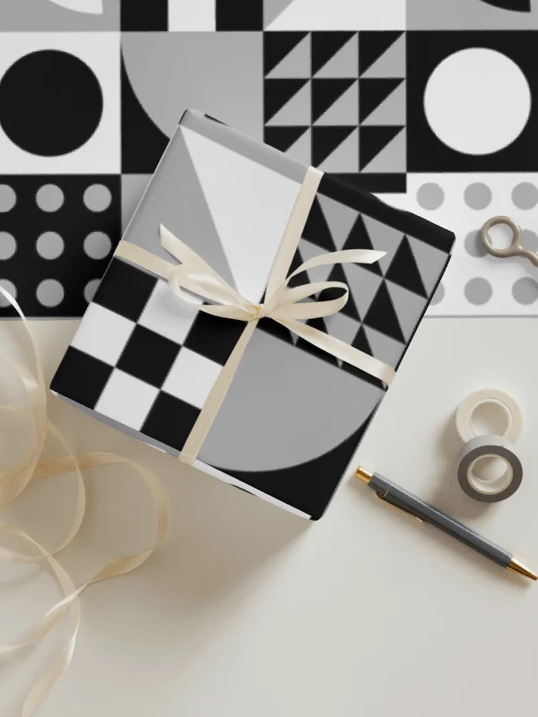 Geometric Pattern Wrapping Paper Sheets (3) product image (2)