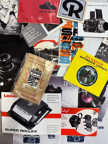 I may have a bit of a problem. I love collecting vintage camera manuals and brochures. I have boxes of them and one day I wil...