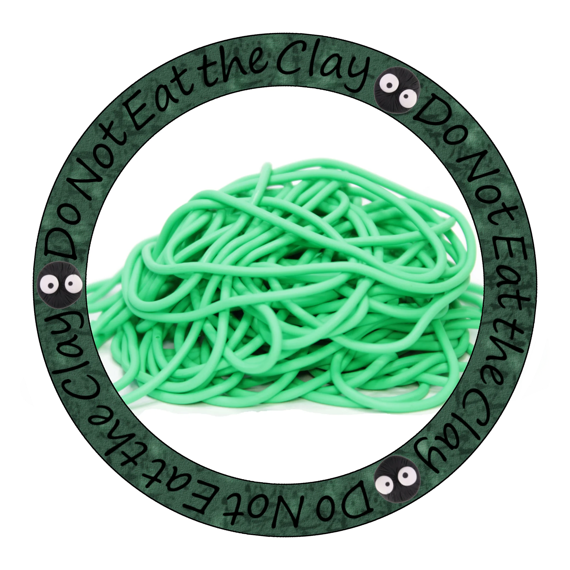 Do Not Eat The Clay Sticker product image (1)