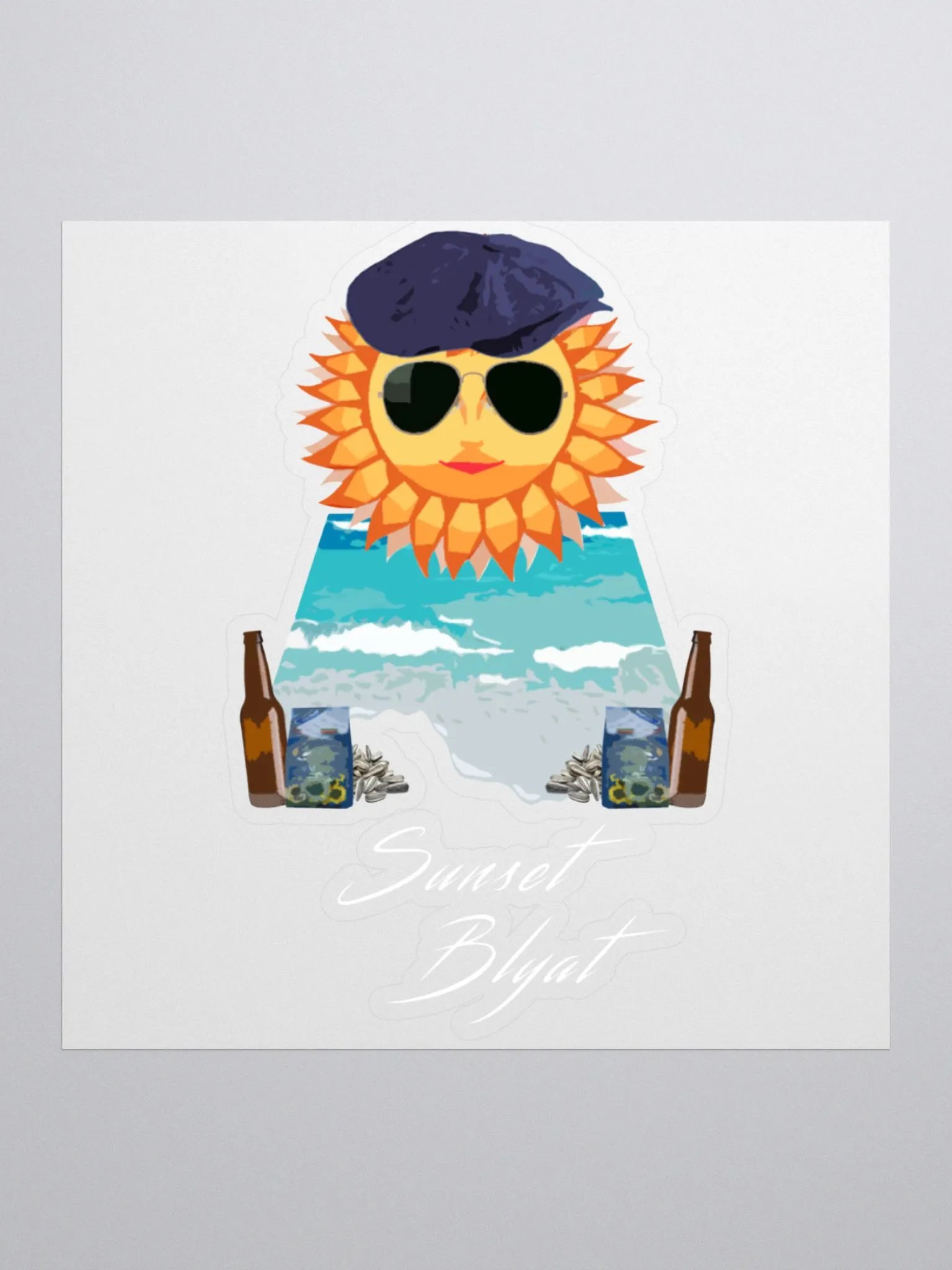 Sunset blyat Sticker product image (1)
