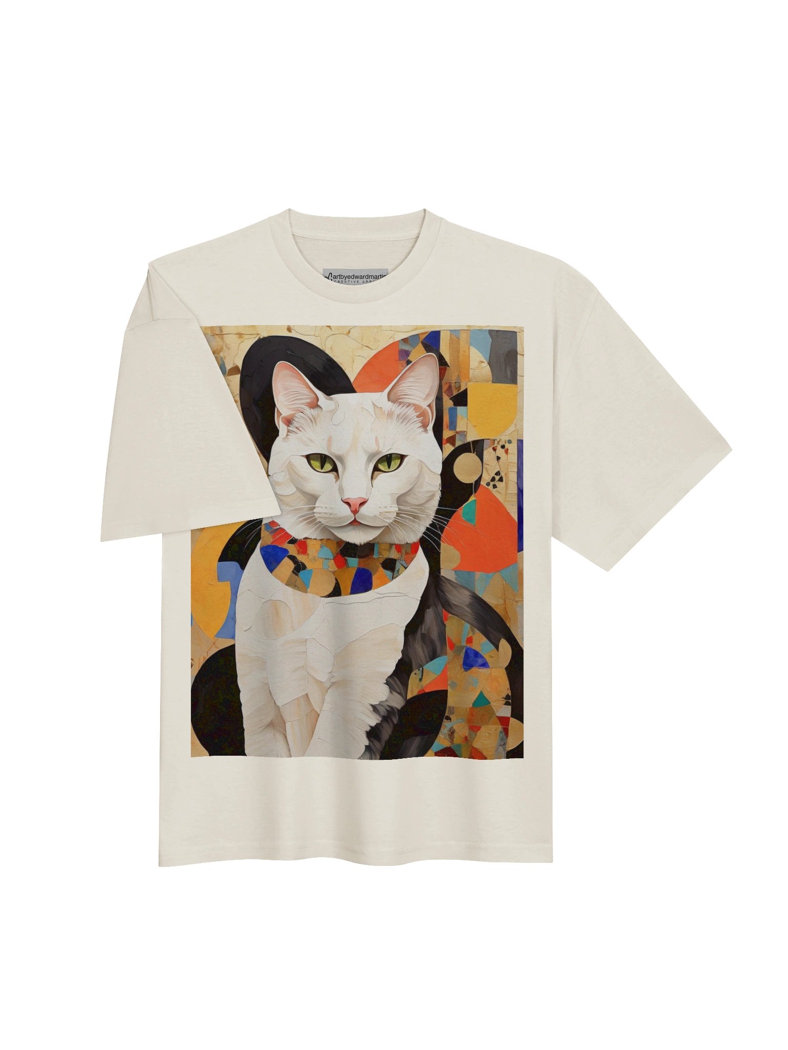 Cat Elegance Oversized Tee product image (5)