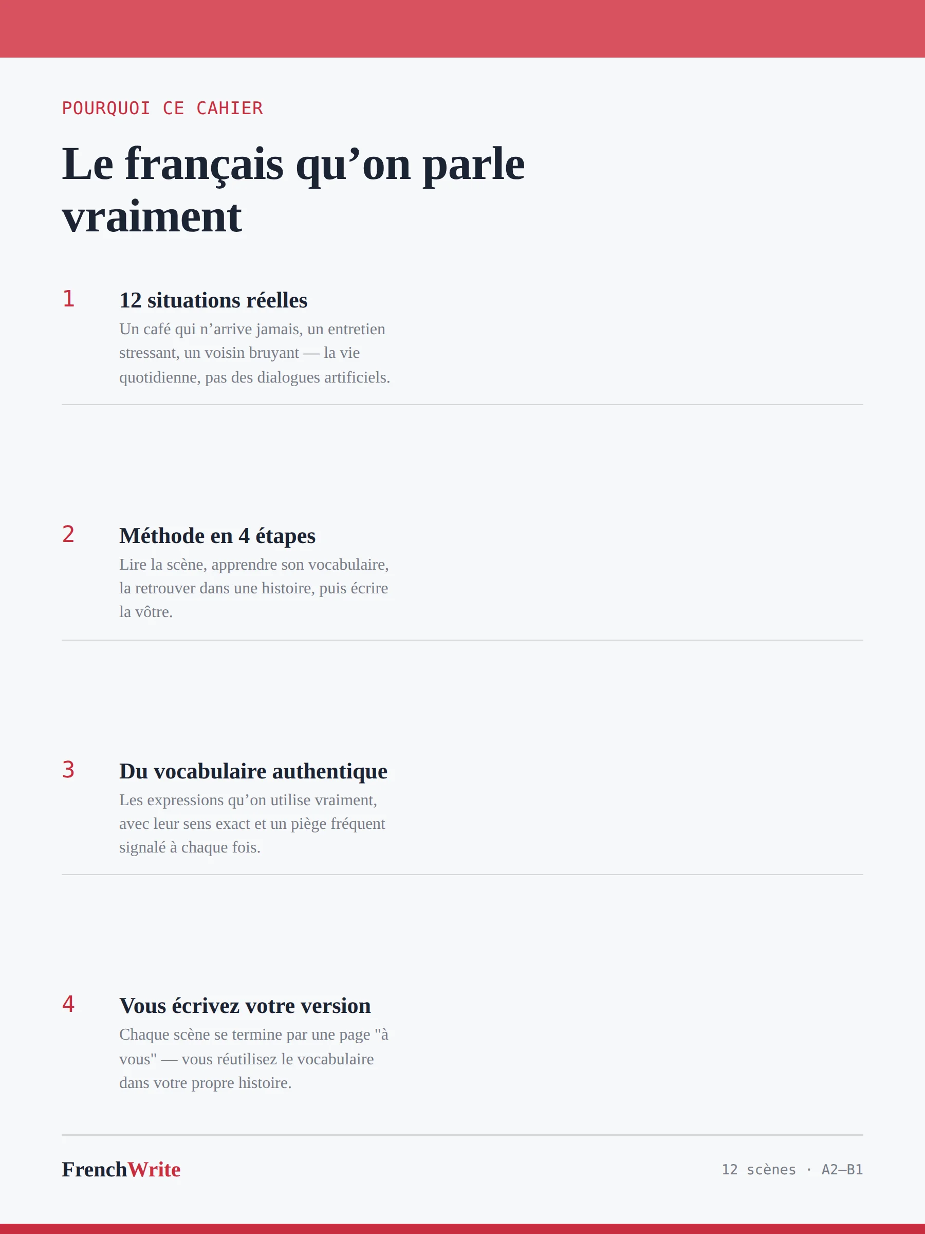 Scènes du quotidien Vol. 1 — PDF (A2–B1) product image (2)