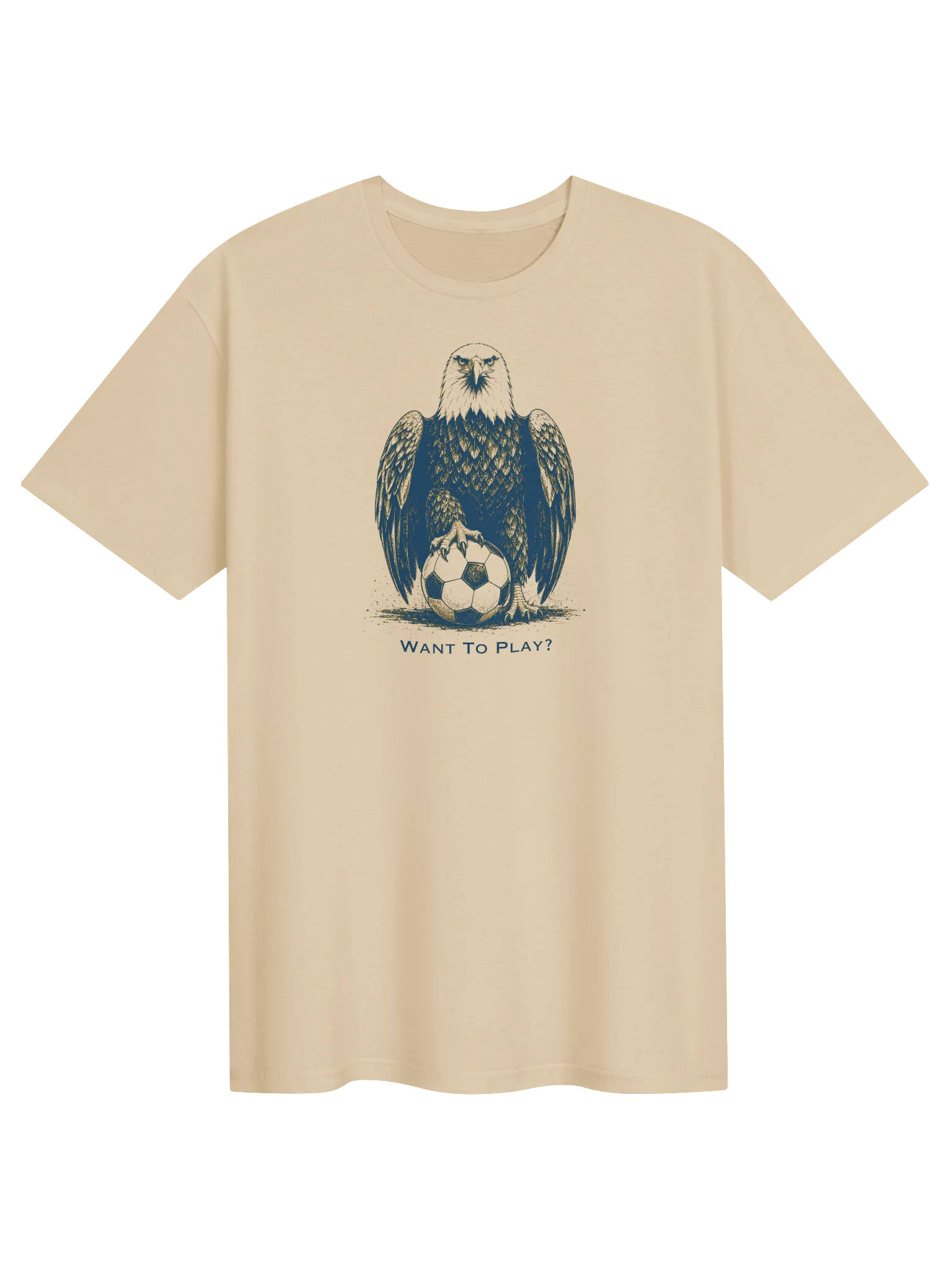 Want to Play? Eagle Soccer Graphic Tee product image (1)
