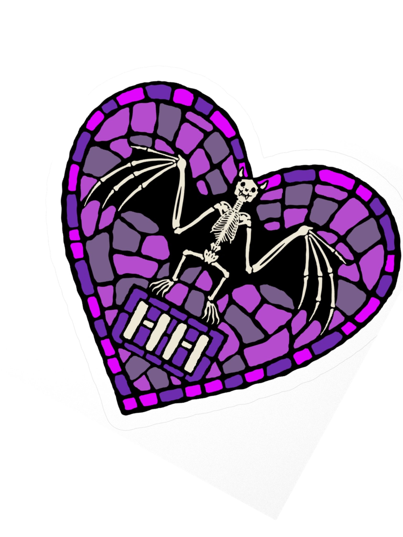 HAPPY BAT STICKER product image (2)