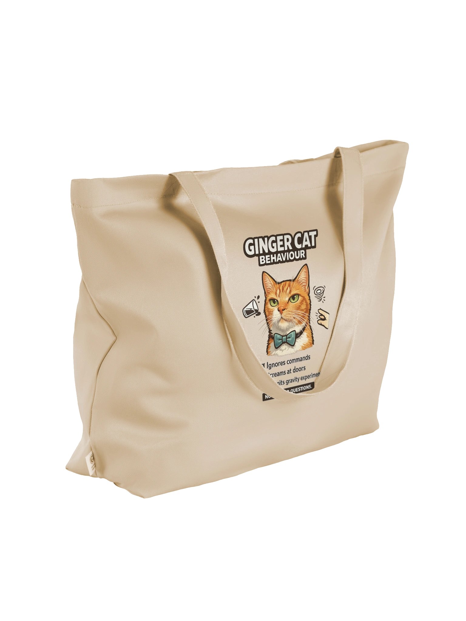 Whimsical Ginger Cat Behavior Tote product image (4)