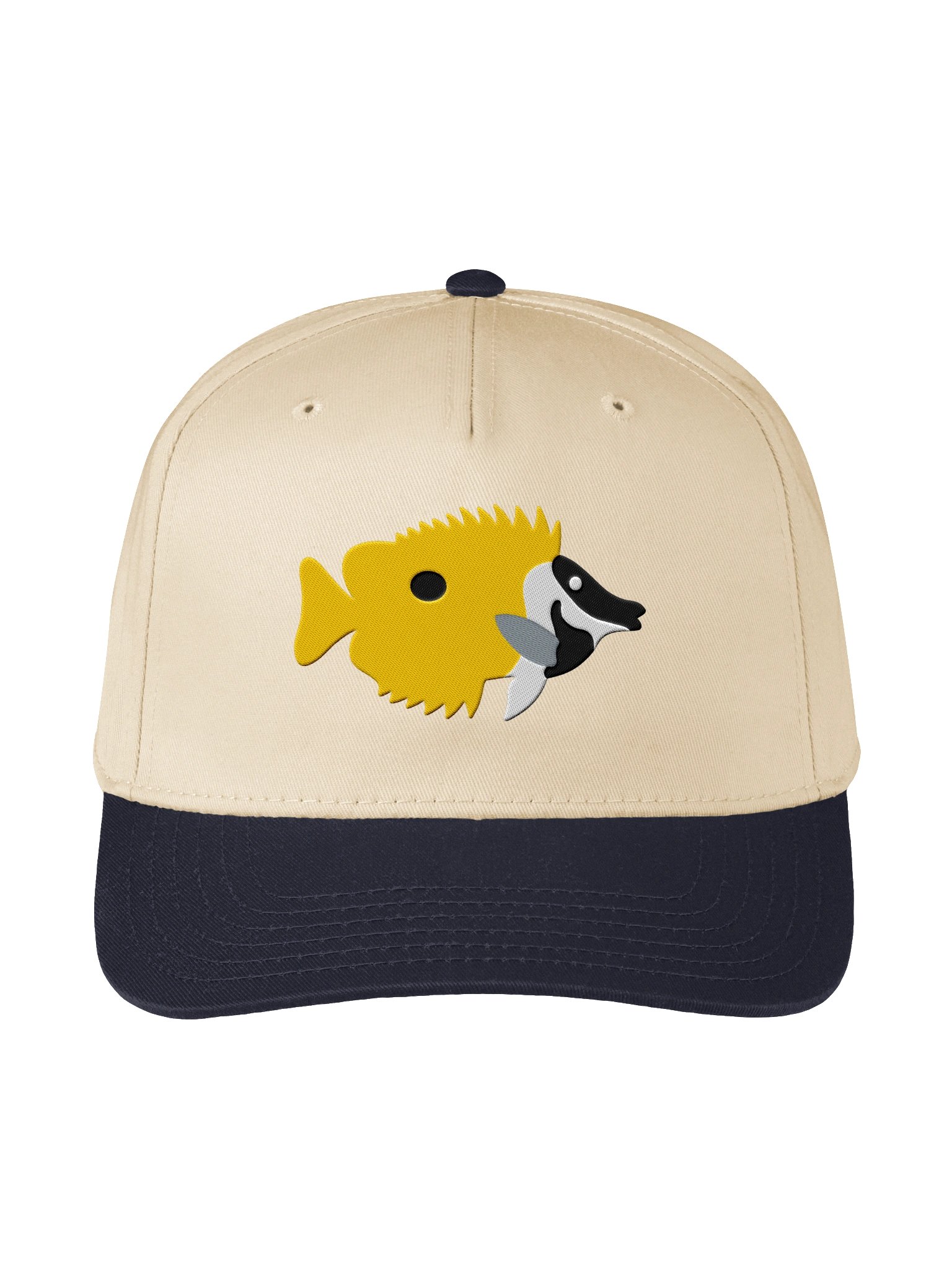 Foxface Rabbitfish Mid-Profile Baseball Cap (Embroidered) for Reef and Marine Aquarium Lovers product image (1)