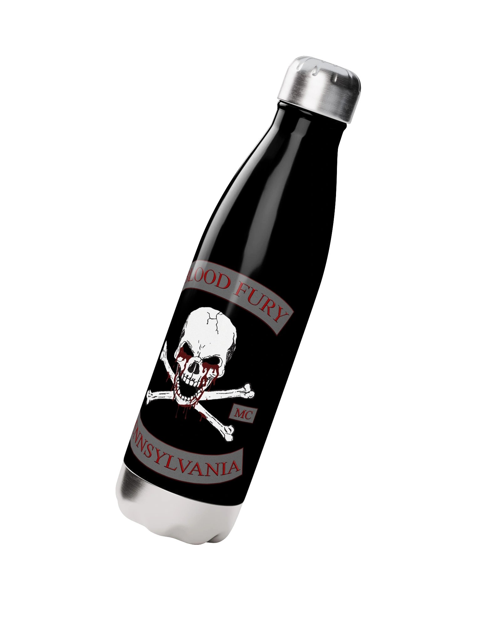 Blood Fury MC Stainless Steel Water Bottle product image (4)