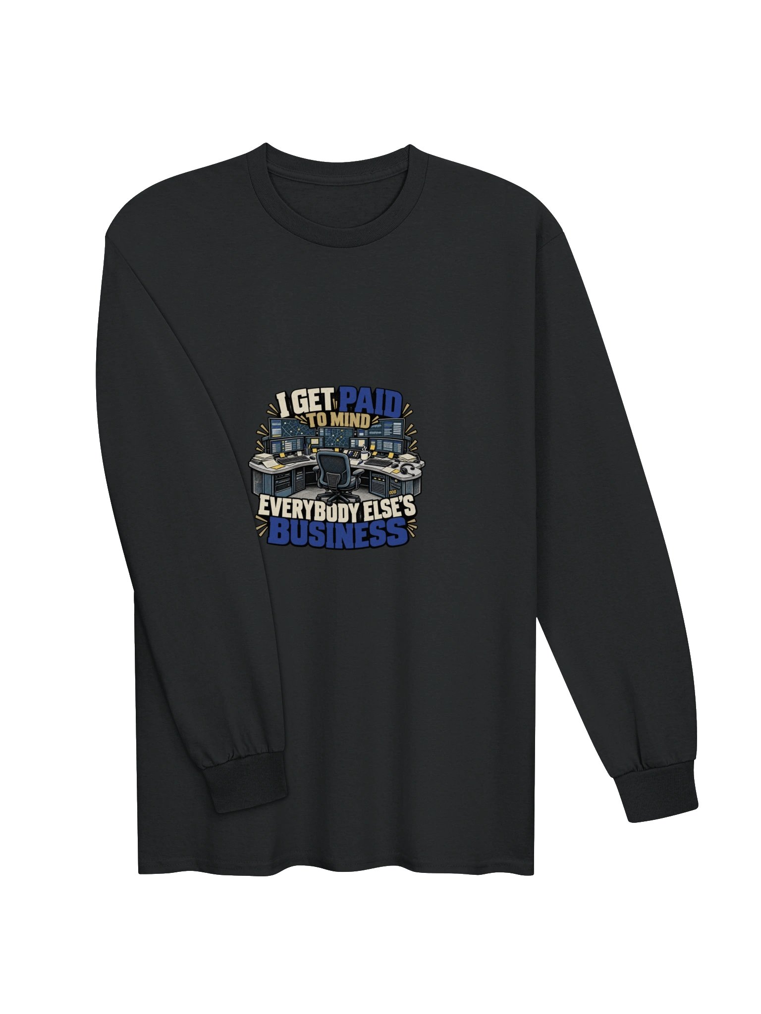 Everybody Else’s Business Police Side Long Sleeve product image (3)