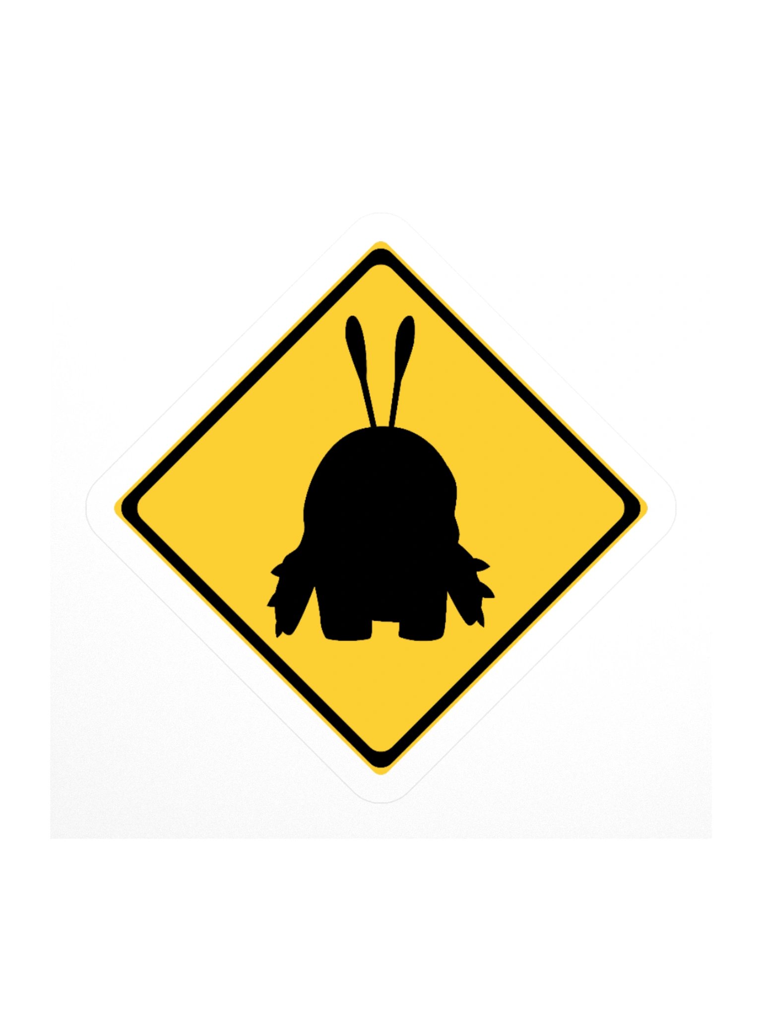 Chompy Warning Sticker product image (2)