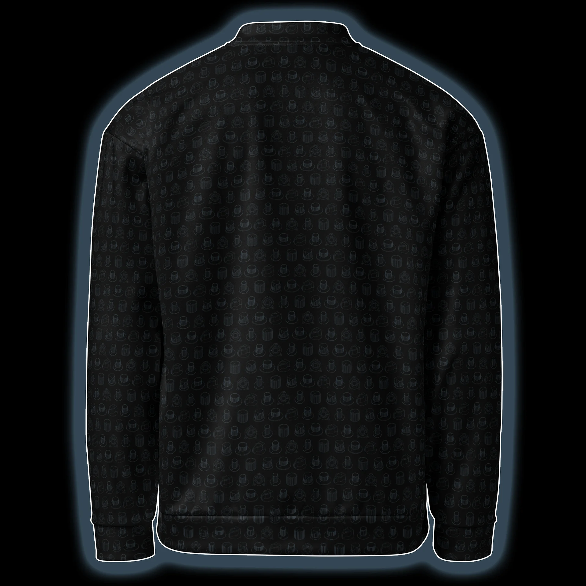 Synthesis Icons Studio Jacket - (7 Iconic Synth Knobs) CARBON product image (3)