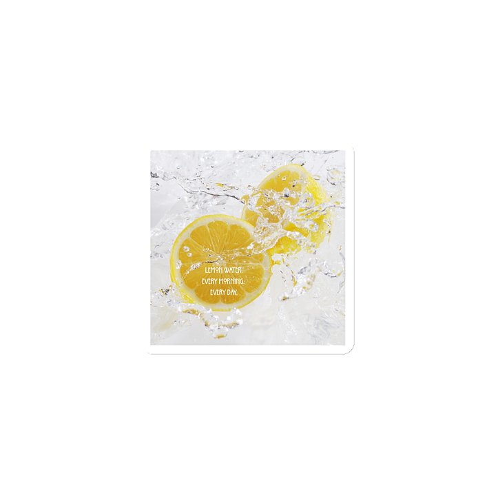 Lemon Water- Every morning. Every day- Magnet product image (1)