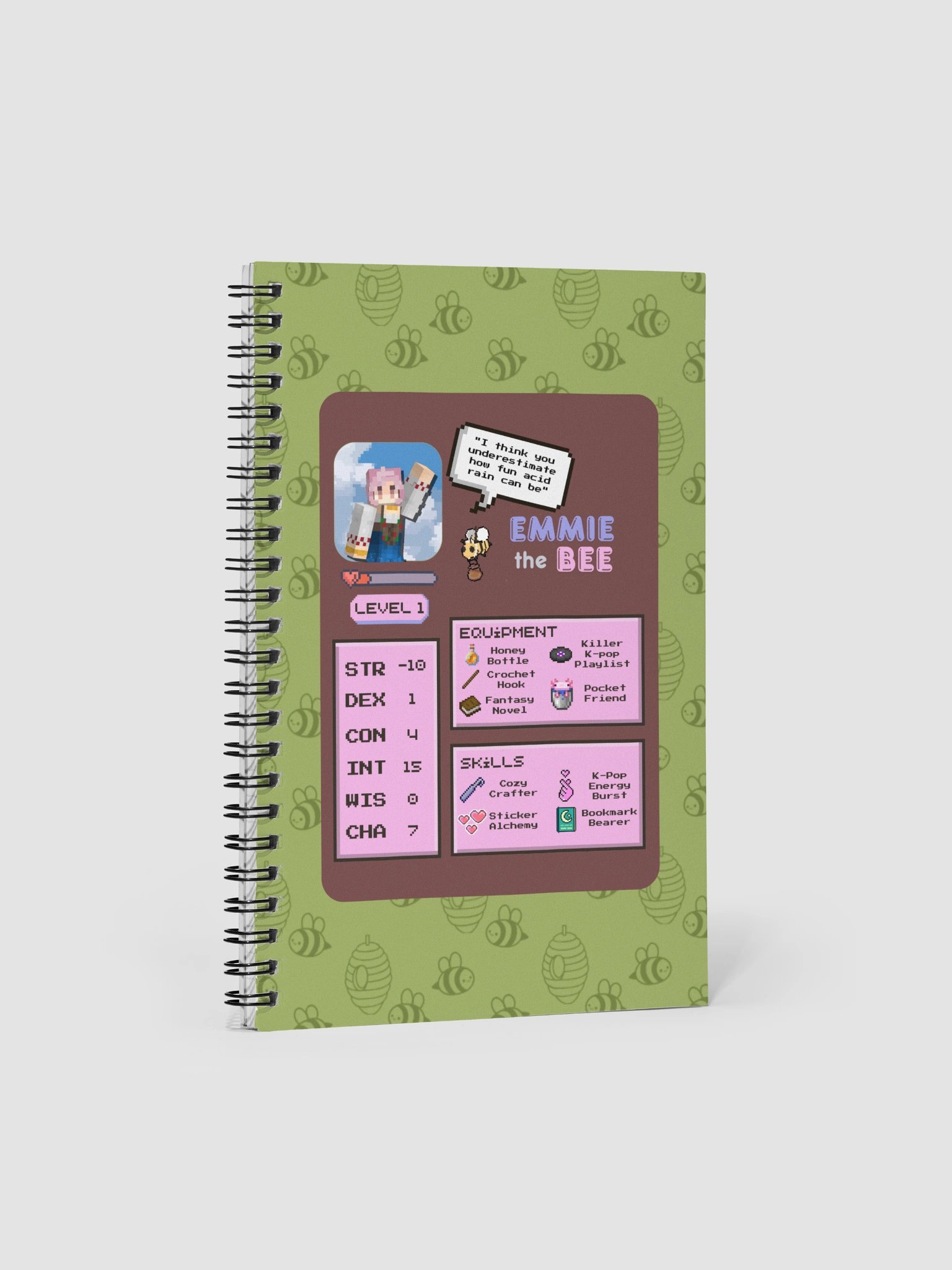 Emmiethebee Profile Notebook product image (1)