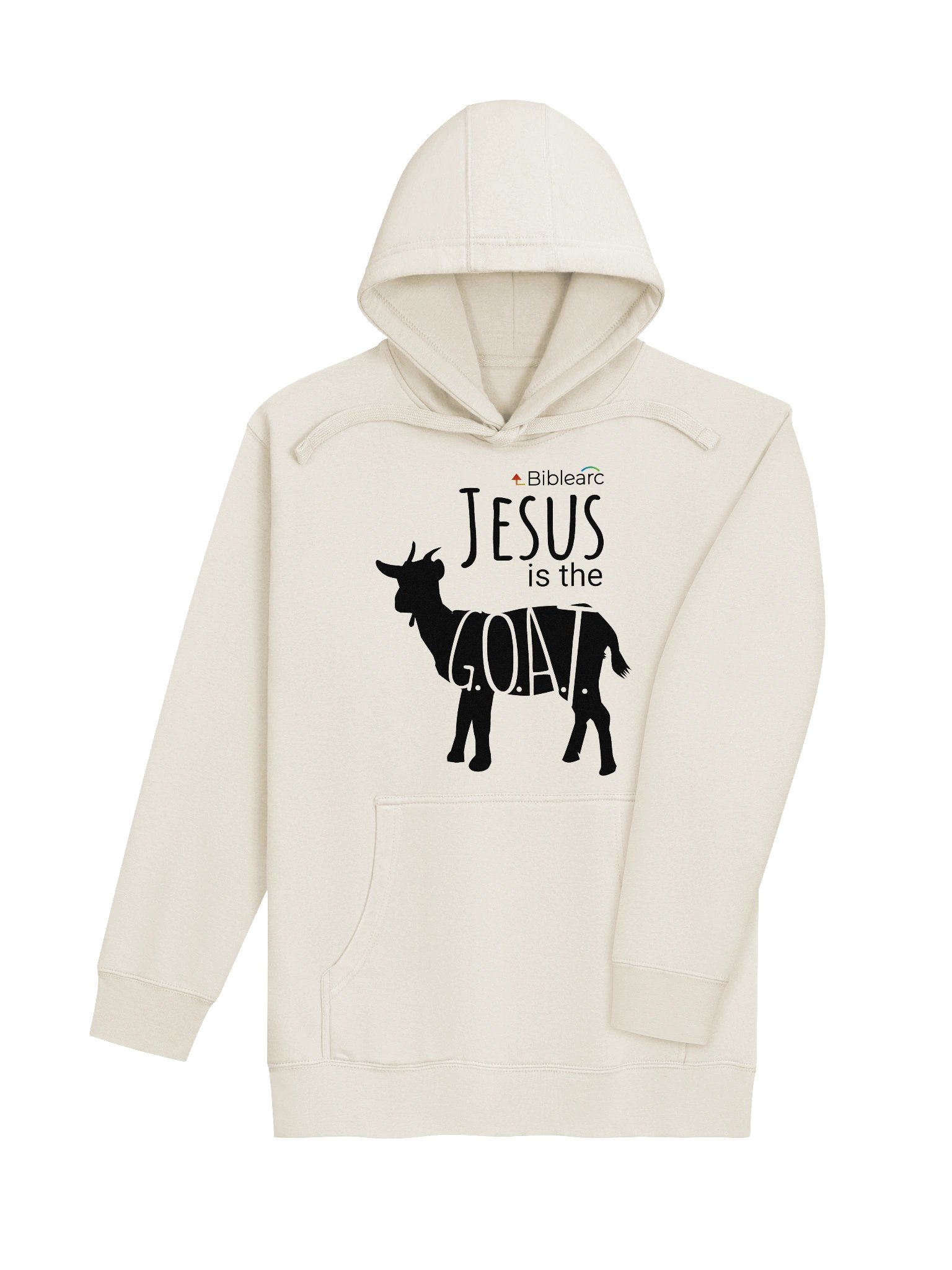 Jesus is the G.O.A.T. Hoodie (Light Colors) product image (25)