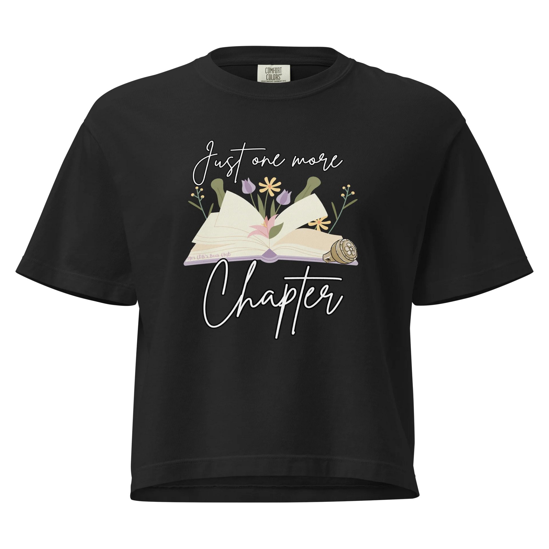 "Just One More Chapter" Bookish Top - Dark product image (1)