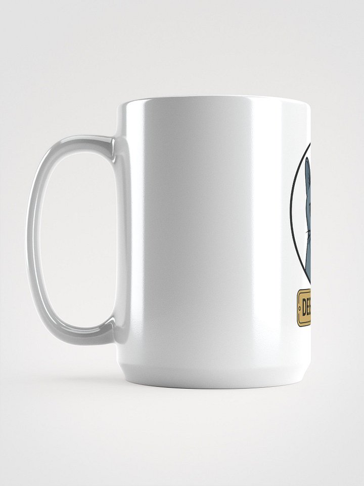 Deep Dive AI — Brass Plate Cat Emblem Mug (15 oz) product image (1)