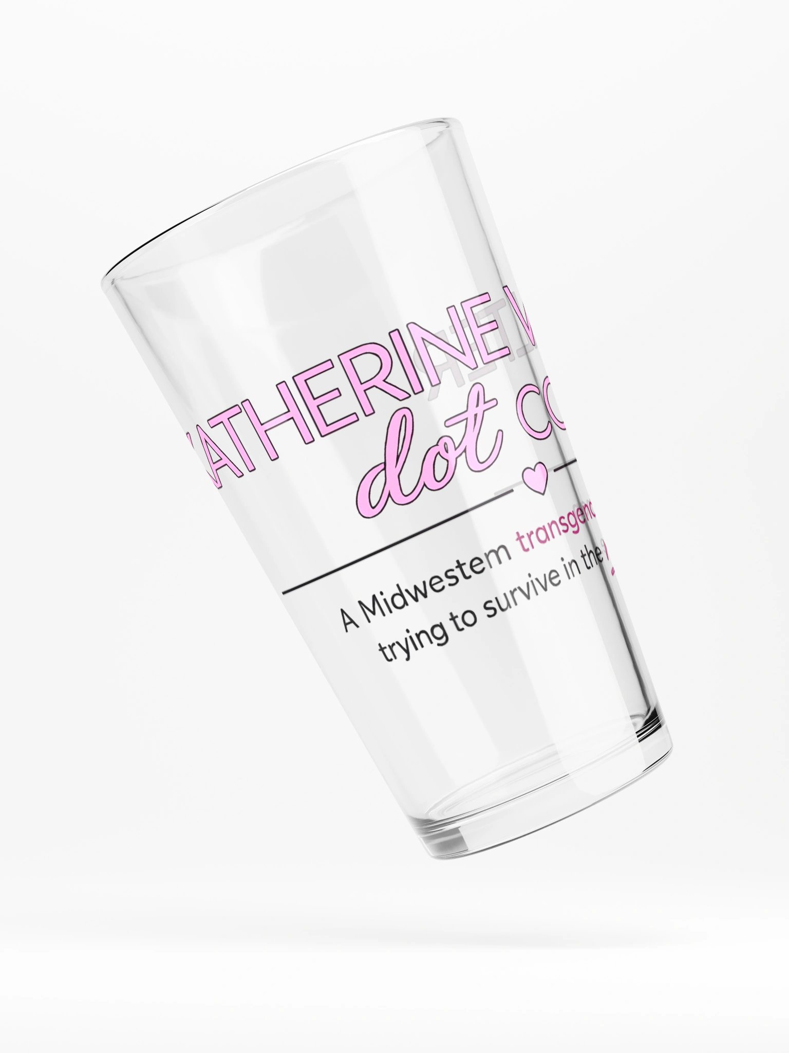 Katherine Walter dot Com Pint Glass product image (4)
