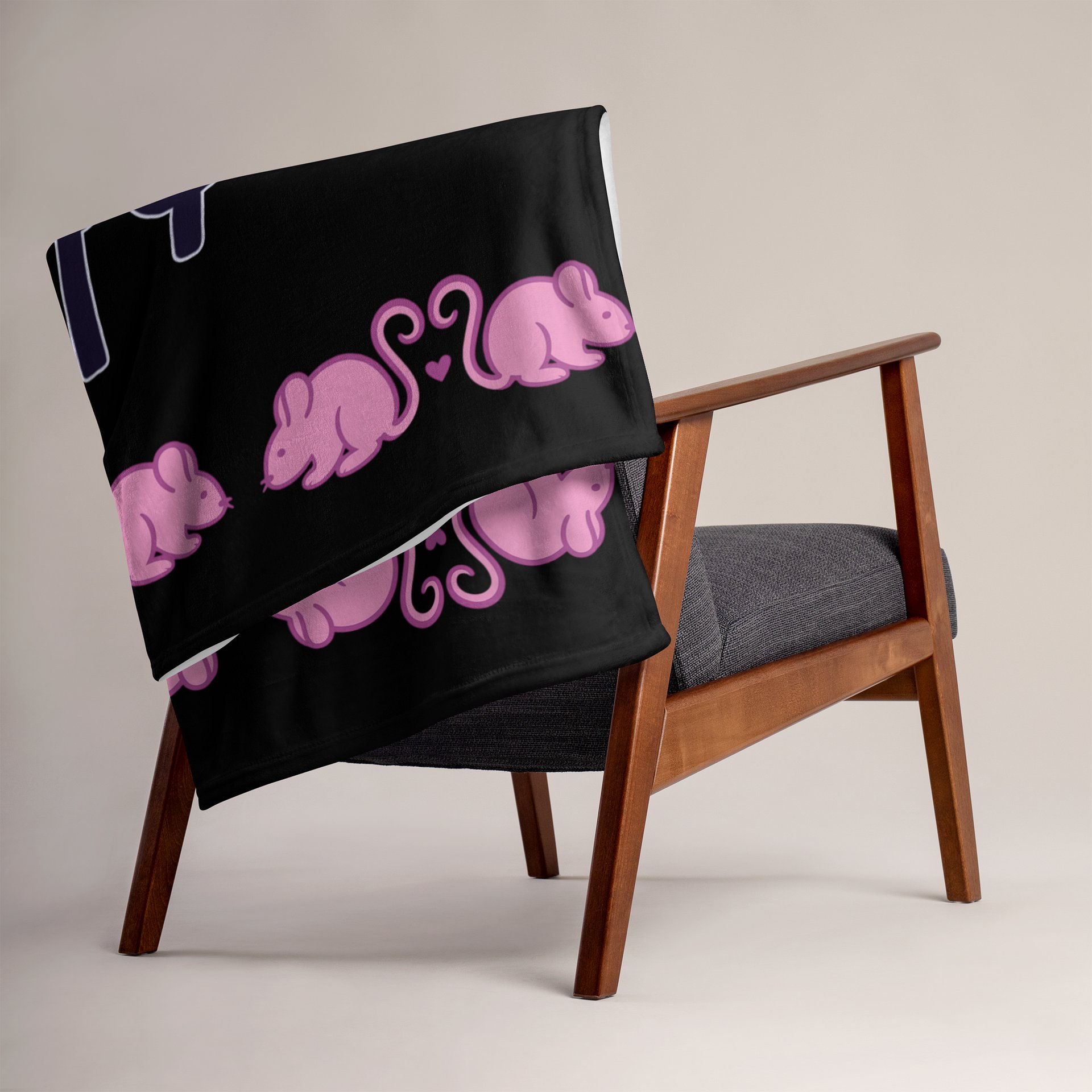 Batty Blanket - Black product image (2)