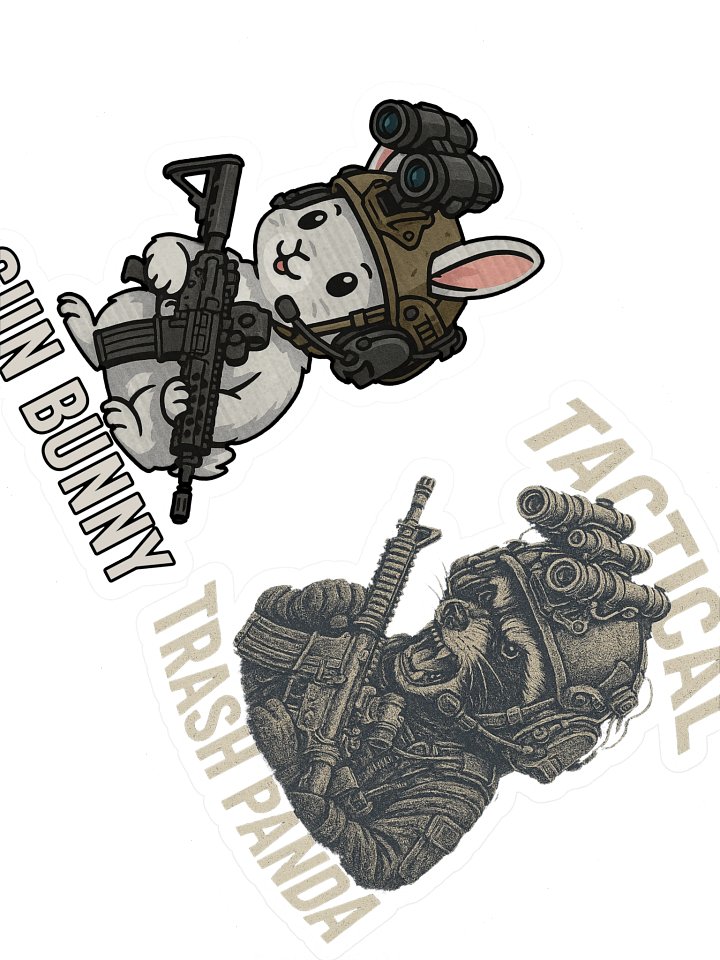 Tactical Animal Stickers product image (1)