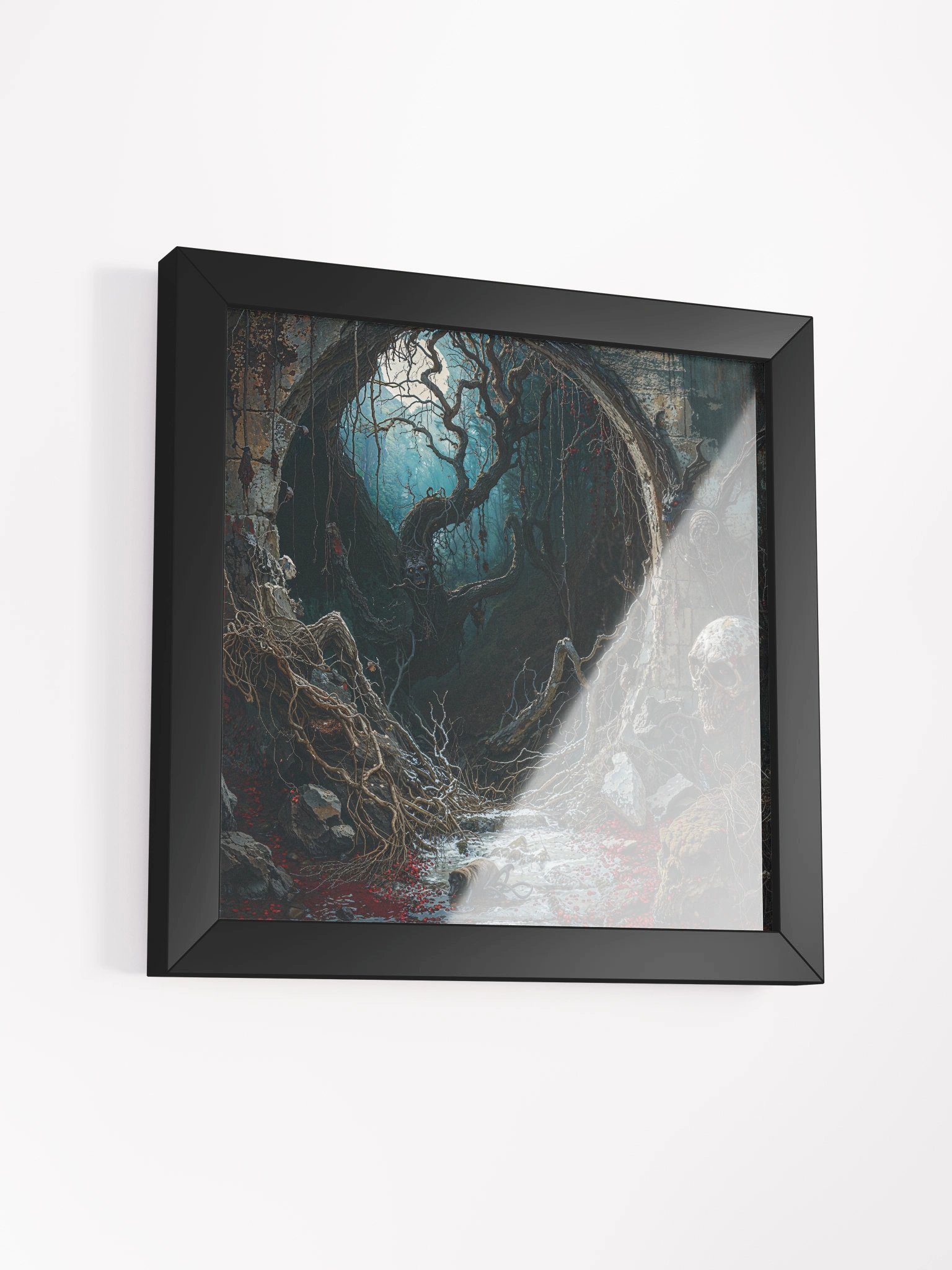 The Crimson Threshold Framed Print product image (12)