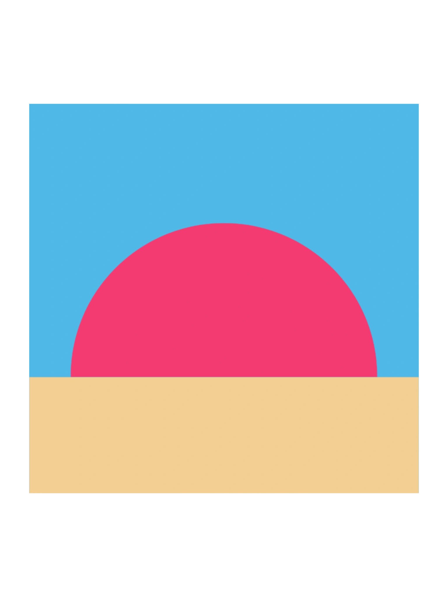 Raspberry Sunrise EP Sticker product image (1)