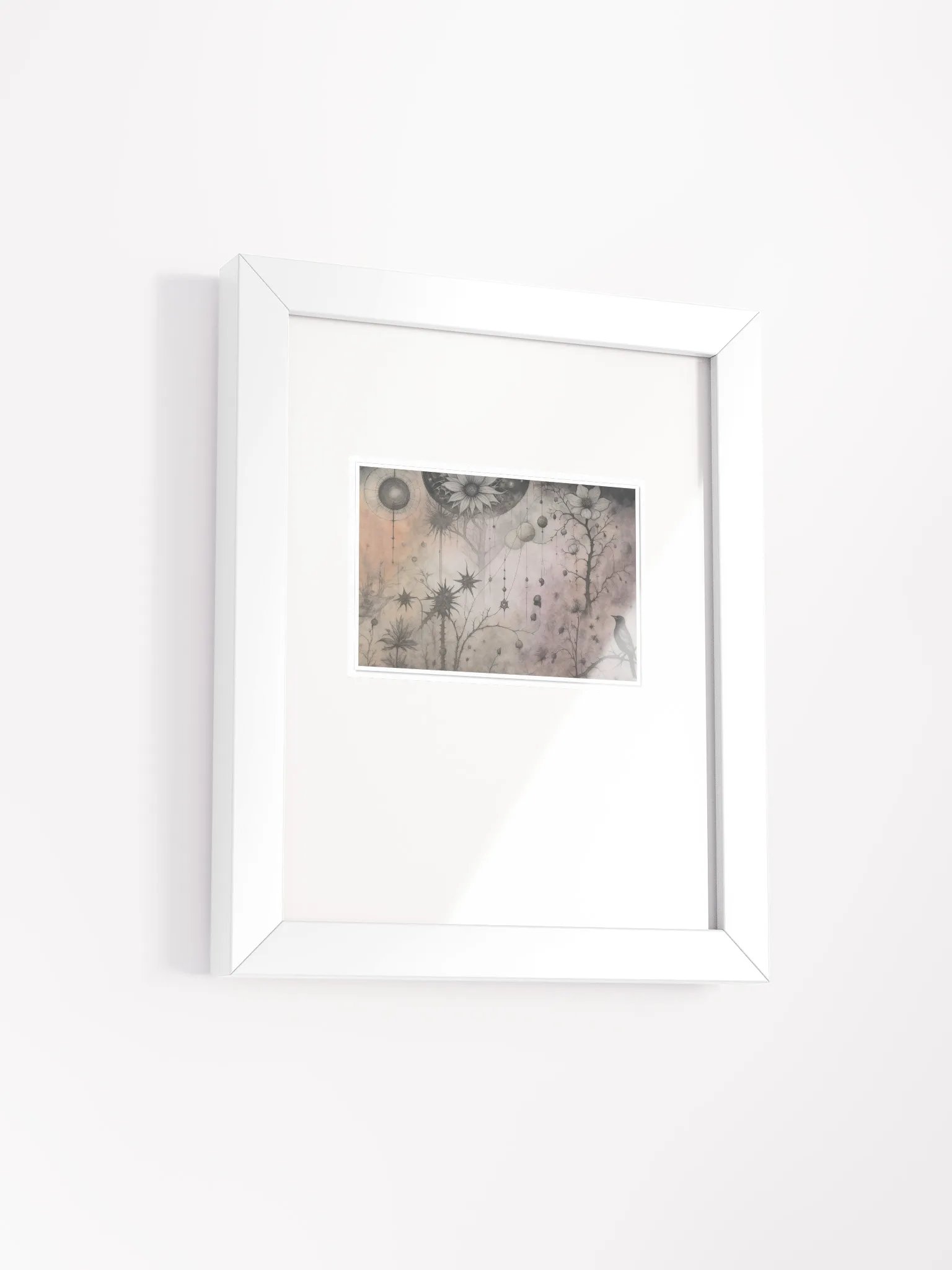 The Secret Garden Sketchbook Artprint Framed product image (2)