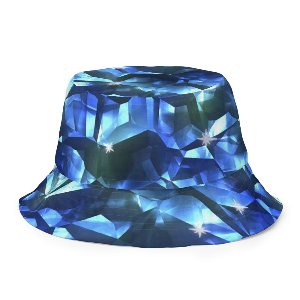 Blue Crystal Pattern Buckethat product image (6)