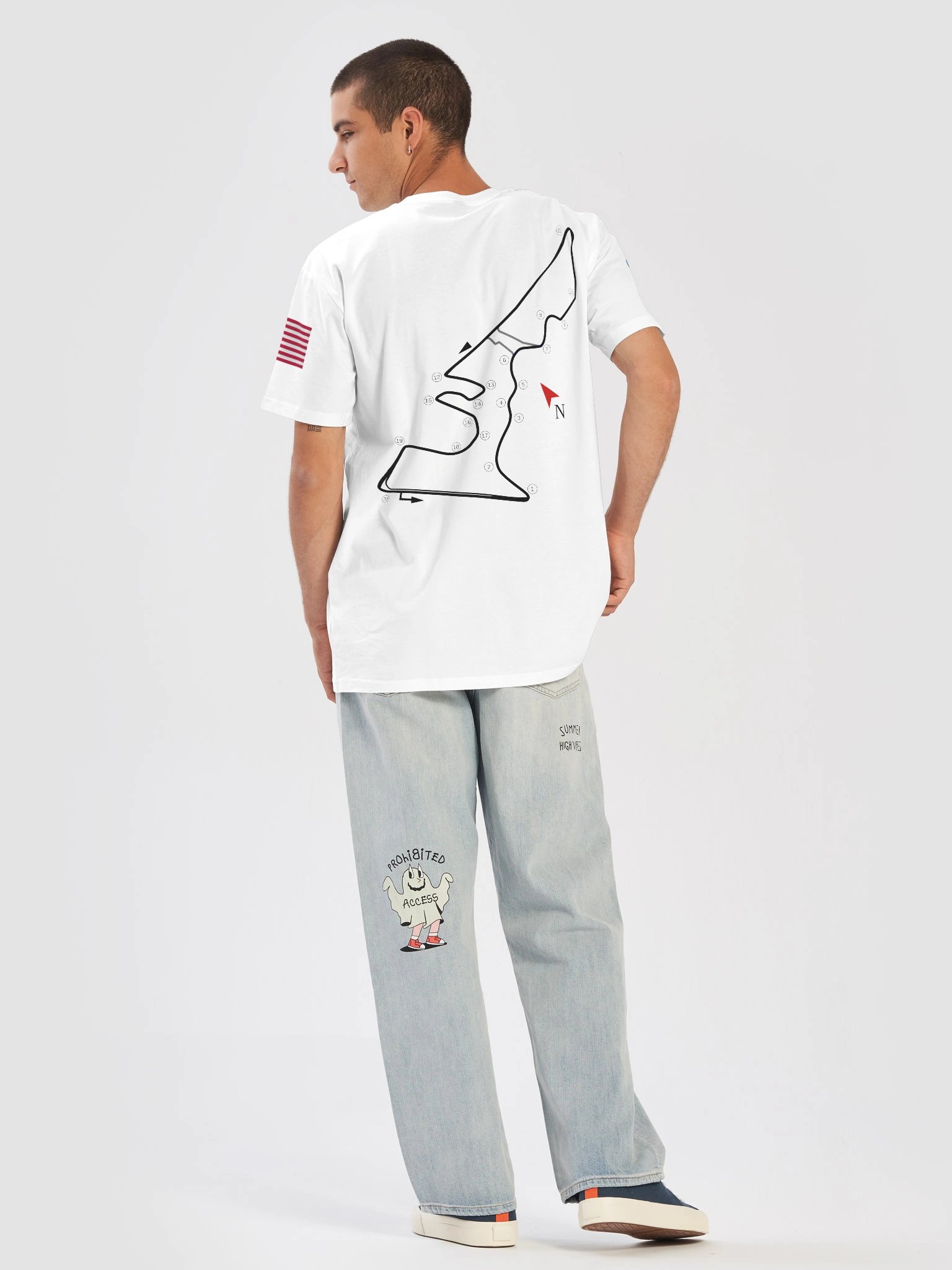 NyteWatch F1 25 Episode 19 United States GP (COTA) Unisex T-Shirt product image (6)