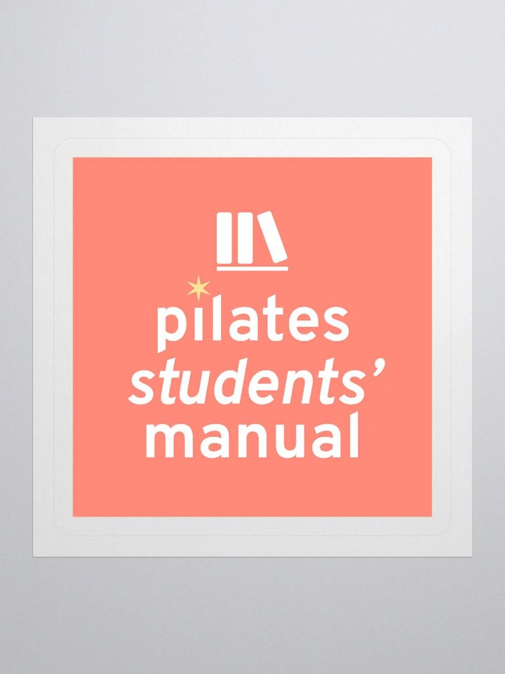Sticker - Pilates Students' Manual podcast product image (1)