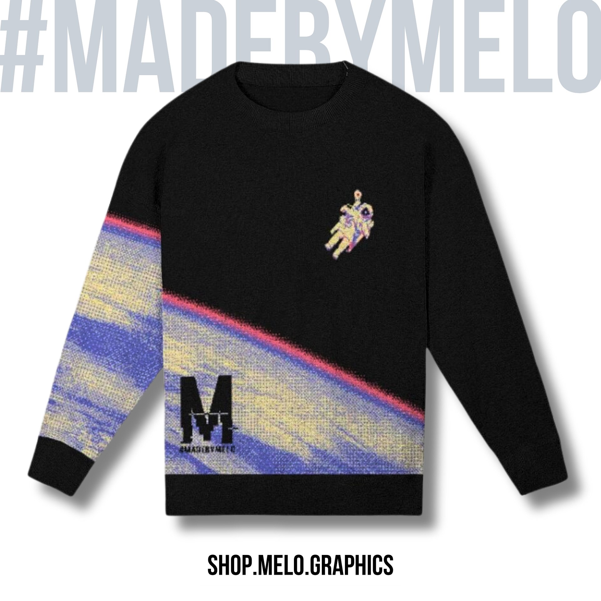 Lost in Space Knit Sweater [Relaxed-Fit] | #MadeByMELO product image (2)